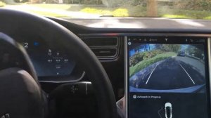 Автопарковка автопилот Тесла Tesla S