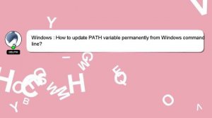 Windows : How to update PATH variable permanently from Windows command line?