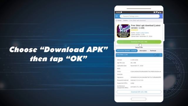 Instructions to download and install Free Slots! APK on android phone смотреть онлайн