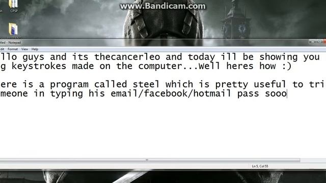 Keystroke logger (Working with proof 2012) смотреть онлайн