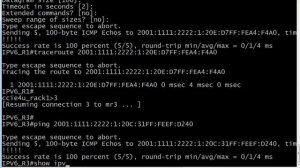 293 Ping And Traceroute In IPV6