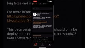 WatchOS 16.4 Developer beta 4 sofrware update for Apple Watches