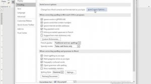 auto correct in word