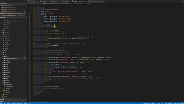 Ajax формы на Django