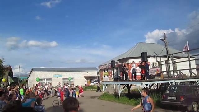 День Железнодорожника  Луза  Площадь Ленина  Концерт Альтаира avi смотреть онлайн