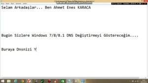 Windows 7/8/8.1 DNS Değiştirme