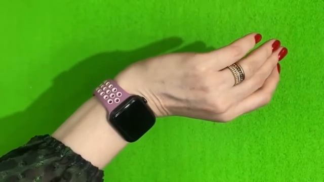 Силиконовый ремешок в стиле Sports Nike, Violet Dust/Plum смотреть онлайн