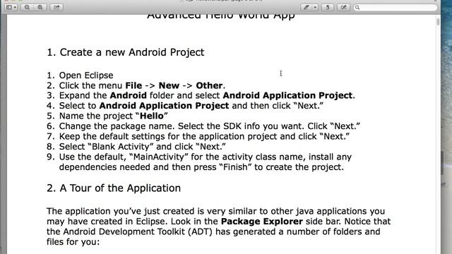 Java for Android Development (Level: Beginning) 12/8/12 смотреть онлайн
