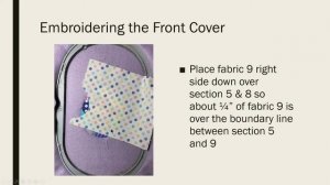 Shelly Smola Designs' Easter Quiet Book Embroider a long Session 6