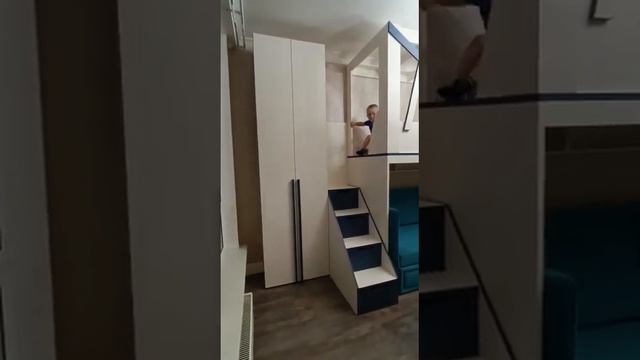 Стильная детская для мальчика от студии дизайнерской детской мебели "Корпорация зАмков" #shorts