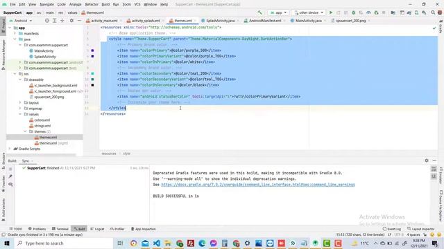 How to make eCommerce grocery android app in Android Studio (Part 1) | Intro & Splash page In Hindi