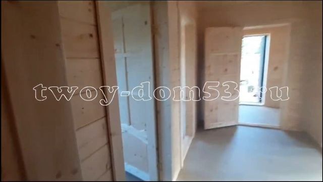 Видеообзор каркасного дома, построенного по проекту К34. смотреть онлайн