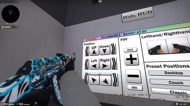 Как настроить положение оружия в Counter-Strike: Global Offensive смотреть онлайн