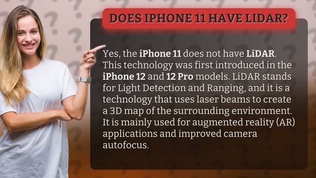 Does iPhone 11 have LiDAR? смотреть онлайн