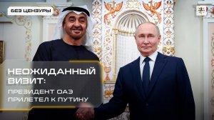 Неожиданный визит: Президент ОАЭ прилетел к Путину