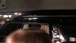 Jungkook opened the car window again to greet armys one last time as they left KBS music bank pre-l