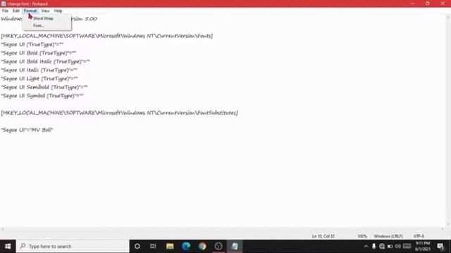 How to change font in Windows 10 Tamil  |  MULTI DIMENTIONAL TAMIZHAN