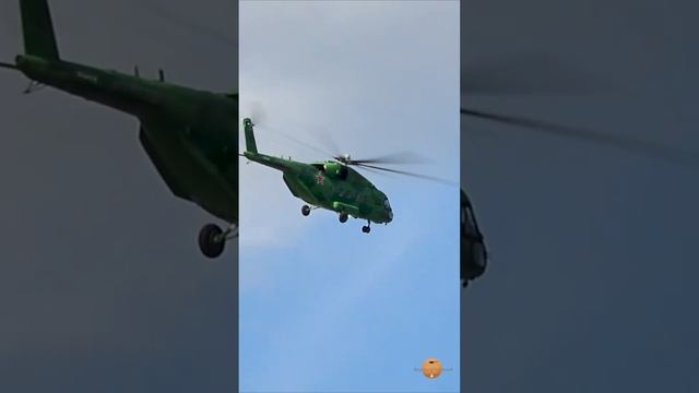 впечатляющий полёт транспортного вертолёта Ми-38Т