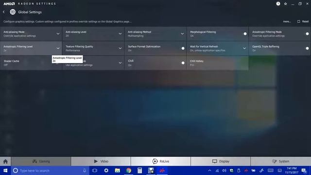 AMD Radeon Settings