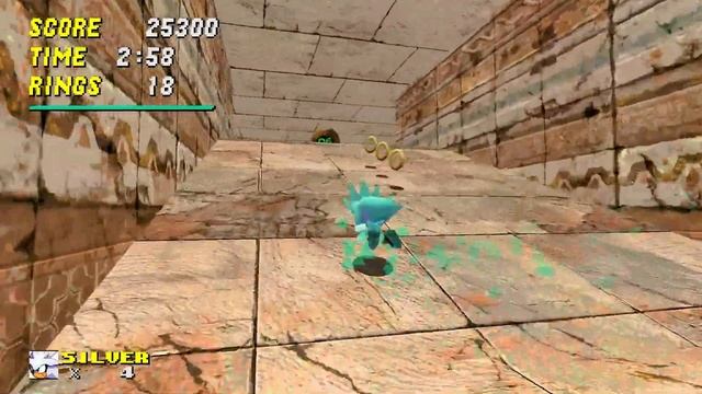 Silver the Hedgehog in Sonic Robo Blast 2!