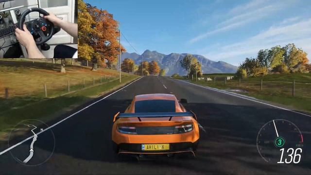 Forza Horizon 4 - Aston Martin VANTAGE GT12 | Logitech G29 смотреть онлайн