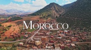 FLYING OVER Marocco 4K - Relaxing Music Along With Beautiful Nature Videos - 4K Video Ultra HD