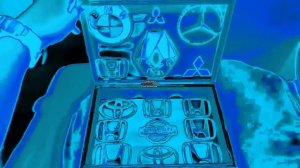 Car logo box design in Weird Group