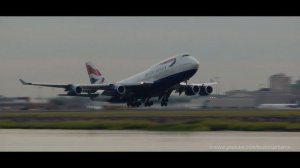 British B747-400 Queenly Takeoff