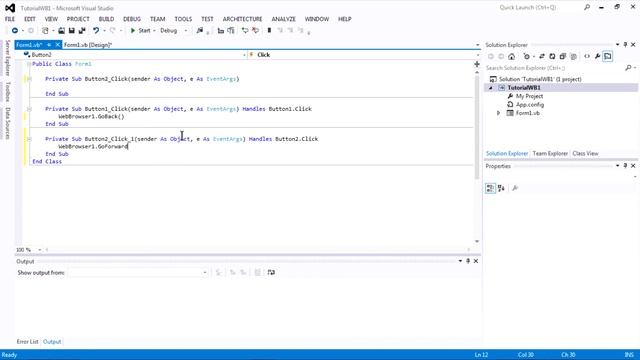 Visual Basic WebBrowser Tutorial