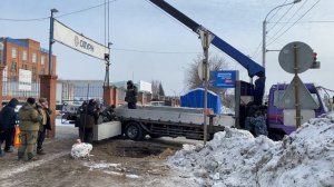 Устройство приямка и ограждения котлована