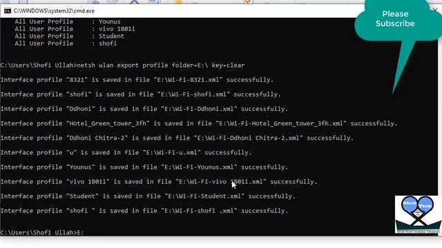 CMD : How to export wifi password in a text file Using CMD command| Windows 7/8/8.1/10 смотреть онлайн