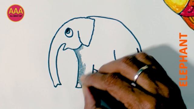 How To Draw  ELEPHANT  Online Drawing Classes  S-6