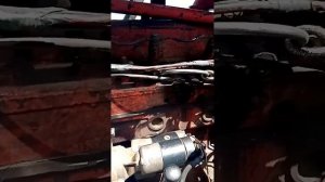 Установка стартера вместа пд-10,на юмз и запуск 66 акб.