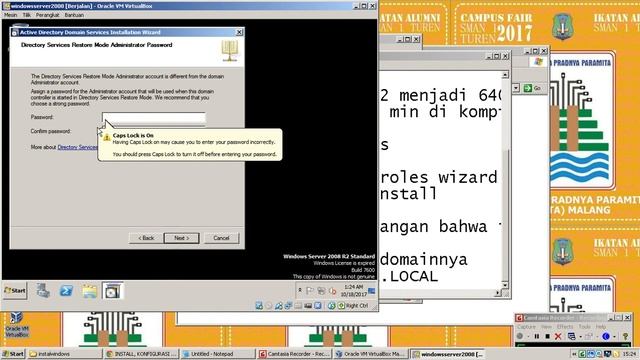 cara install active directory windows server 2008 R2 смотреть онлайн