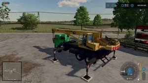 KAMAZ КРАН / Farming Simulator 22 / mods FS22 / моды FS22 / обзор