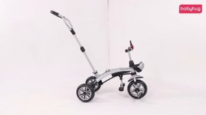 Babyhug Gladiator Metal Tricycle With 360 Degree Rotating Seat & Parent Push Handle