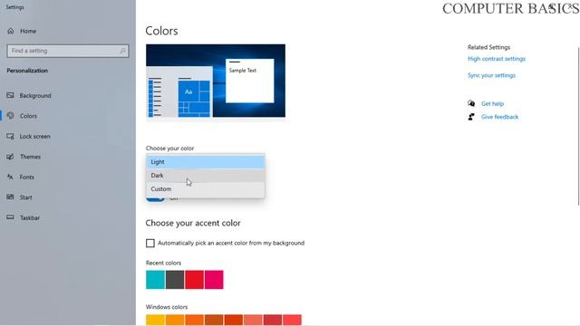HOW TO ENABLE DARK MODE ON WINDOW 10 смотреть онлайн