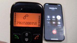 Incoming call & Outgoing call at the Same Time Texet 111 +iPhone 12 Pro