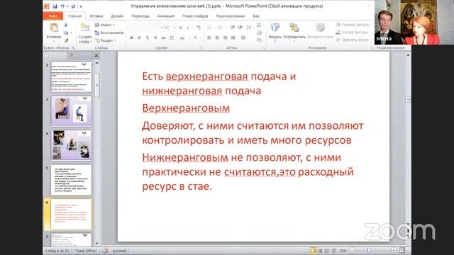 Бесплатный вебинар "Управление впечатлением о себе" смотреть онлайн