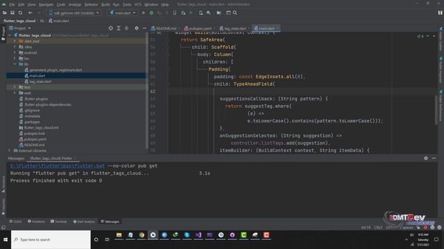 Flutter Tutorial   Create Tags Cloud