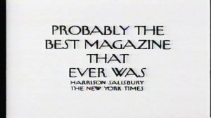 The New New Yorker Magazine - Commercial 1996