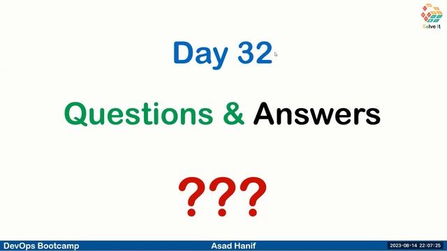 Day 32 | Part B | Questions & Answers - Services in Linux | DevOps Bootcamp | Asad Hanif | Urdu