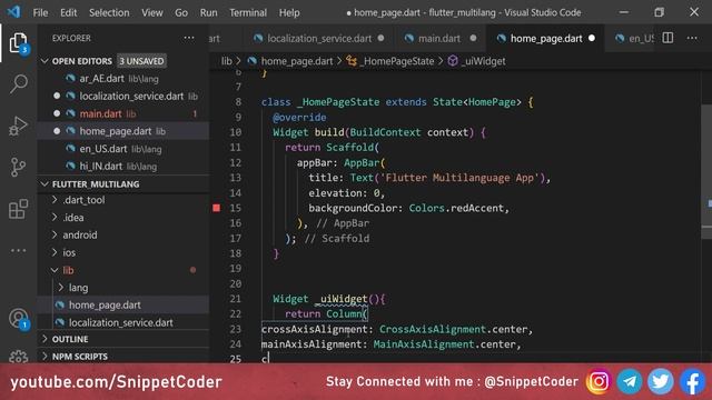🔥 Make your Flutter app Multilingual in just 20 min 🔥