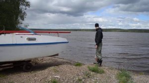 Спуск яхты на воду