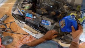 2005 Buick Park Avenue Oil Change ( Supertech ) 5w30 and Air Filter Change ( Fram )  Walmart Specia