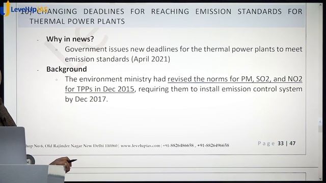 Environment and Biodiversity | Lecture -17 |  Air Pollution - 2 | By Santosh Kumar | UPSC CSE 2021