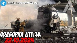 ДТП и авария! Подборка на видеорегистратор за 22.10.24 Октябрь 2024