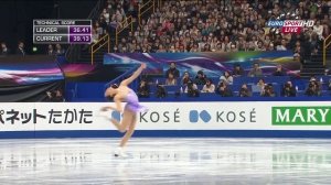 Mao Asada SP Worlds 2014 (Eurosport)