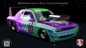 Dodge Chally Wally TA V6 Challenger 2022 - Assetto Mod FREE + Car Screensaver #assettocorsa #acmods