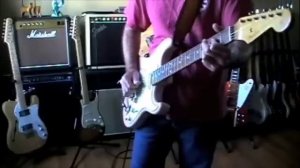 Pink-O-Commicaster (or Made in Japan 60's Re-issue/50th Anniversary Fender Strat) Demo/Review